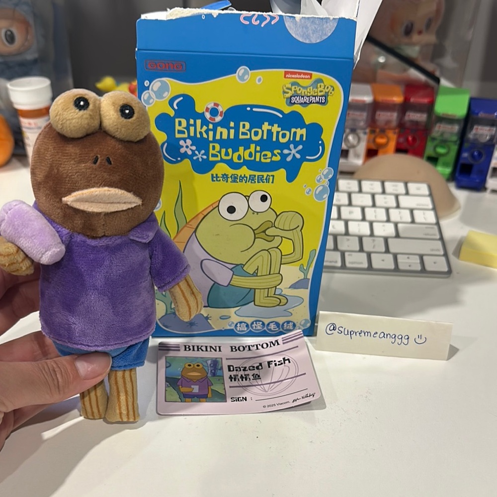 SpongeBob SquarePants Bikini Bottom Buddies Plush Toy - Purple